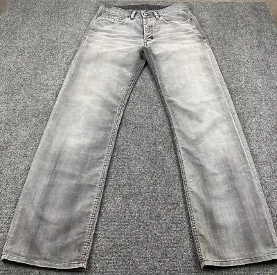 VTG Diesel Industry Corduroy Jeans 30 X31 Karatt Lotto Button Fly Gray Pants • $64.82