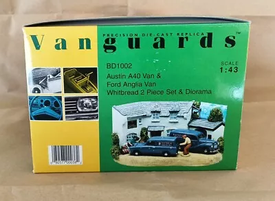 Vanguards BD1002  1:43 Scale Ltd Edition Whitbread Ford/Austin Vans Diorama • £42.87