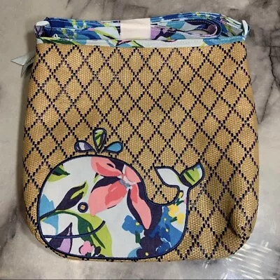 Vera Bradley Happy Whale Beach Crossbody Purse NWT $69 • $29.99