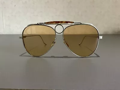 Jacques Marie Mage Gonzo Duke Silver Coloured Frame / Yellow Lenses • $1500