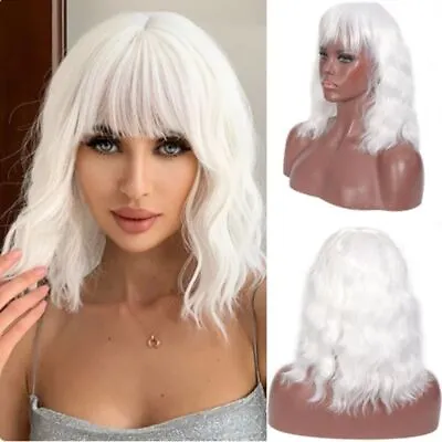 Cosplay Lolita Hair Women Bob Hair Synthetic Wig With Bangs  Women; • £9.86
