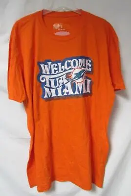 Miami Dolphins Men's Size 2XL Or 3XL  Welcome Tua Miami  T-Shirt C1 5972 • $21.24