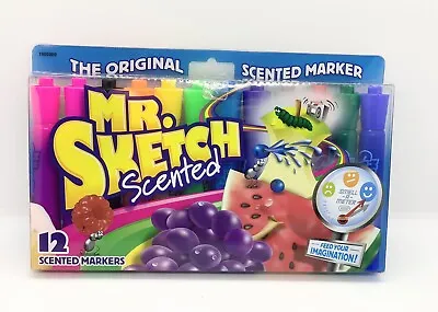 NEW Mr. Sketch Scented Markers Set Of 12 - 3 Line Width Pack Assorted Colors • $12.95