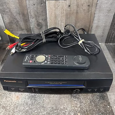 PANASONIC PV-9455S VHS VCR Player Omnivision 4 Head  With Remote Works Great! • $87.99