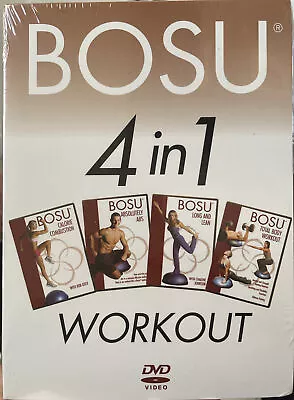 Bosu 4 In 1 Complete Workout DVD (new) Total Body Long And Lean Absolutely Abs • $11