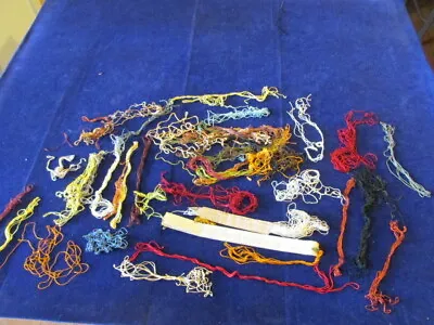 Pure Silk Embroidery Thread Floss Vtg Asiatic Twist Rich Muted Colors Lot D12k • $18.99