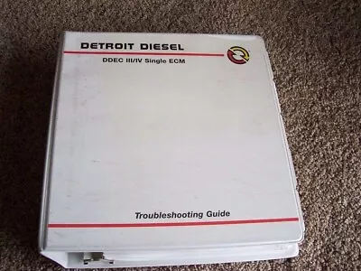 $288.51 • Buy 1994 Detroit Diesel 6V92 8V92 12V92 16C92 DDECIII Troubleshooting Service Manual