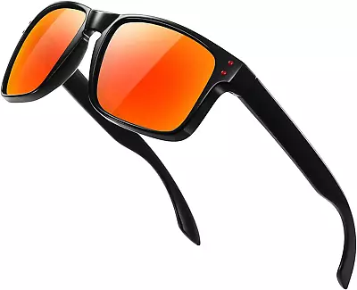 Polarized Sunglasses  UV Protection Men Women Retro Square For Fishing Driving • $13.96