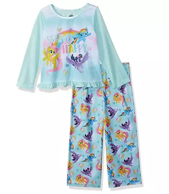 My Little Pony Girls' Rainbow Hearts 2 Piece Pajama Set • $11.99