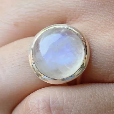 Moonstone Gemstone 925 Sterling Silver Handmade Ring Mother's Day Jewelry DP-20 • $15.54