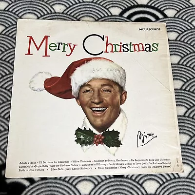 Bing Crosby Merry Christmas Vintage MCA-15024 LP 12in Vinyl Record Album • $5.99