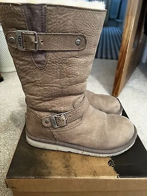 UGG Australia Kensington Boots Size UK6 Light Beige • £65