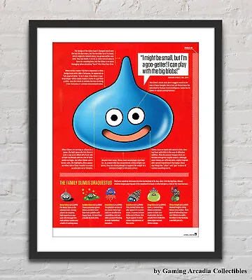 Fortune Street Nintendo Wii Slime Dragon Quest Promo Ad Poster Unframed G5475 • $14.98