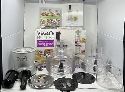 Magic Bullet Veggie Bullet VB-101 Electronic Spiralizer Food Processor 12 Piece • $150