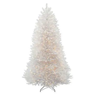 National Tree Company 9Ft Dunhill Fir Prelit Christmas Tree W/Stand White(Used) • $168.46