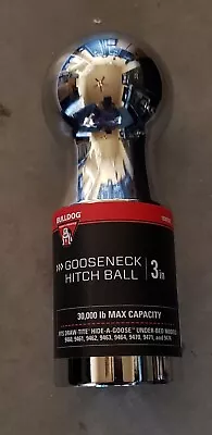 Bulldog 3  Gooseneck Hitch Ball 1930730 30000 Lbs - 3 Inch. New. Free S/h • $124.95