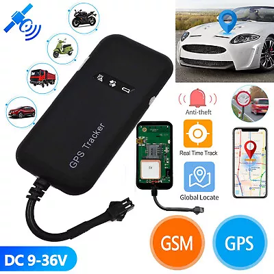 Real Time GPS Tracker GSM GPRS Tracking Device For Car Vehicle Motorcycle Bike • $17.93