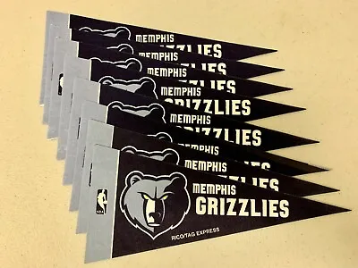 (8) Memphis Grizzlies NBA Basketball 4 X9  Vibrant Mini Team Logo Pennant NEW • $14.95