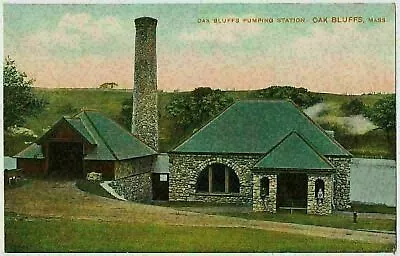 Oak Bluffs Pumping Station Oak Bluffs Massachusetts Ca.1910 • $5.99