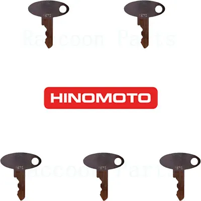 5 Hinomoto Tractor Ignition Keys C142 C144 C172 C174 Massey Shibaura Ford Laymor • $9.95