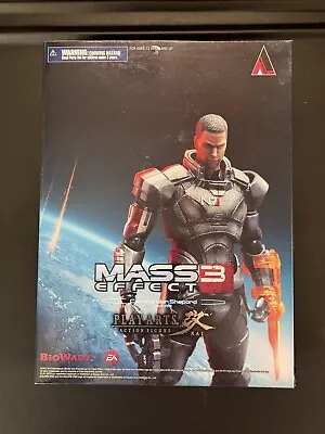 SEALED Mass Effect 3 Play Arts Kai Commander Shepard (Male) Action Figure • $99.90