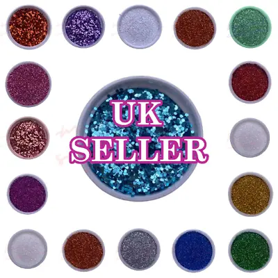 Premium Quality Fine Craft Glitter Iridescent Nail Art Floristry Dust Kids Craft • £1.79