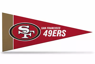 San Francisco 49ers NFL Mini Pennant 9 X4  New Felt Made In USA  • $2.49