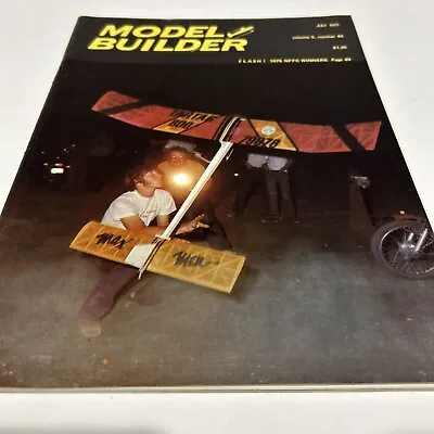 Vintage Model Builder Magazine July 1975 • $7.95
