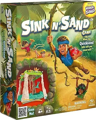 Sink N’ Sand Quicksand Kids Board Game With Kinetic Sand For Sensory Fun • £10.99