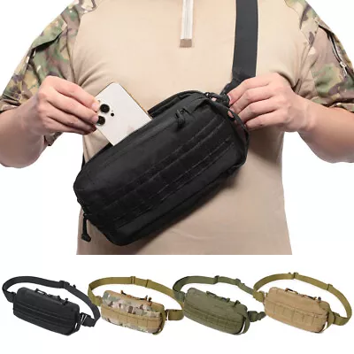 Tactical Crossbody Fanny Pack Sling Bag Small Waist Bag Pack Chest Shoulder Bag • $12.98