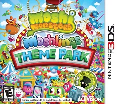 Moshi Monsters: Moshlings Theme Park - Nintendo 3DS Game Only • $1.98