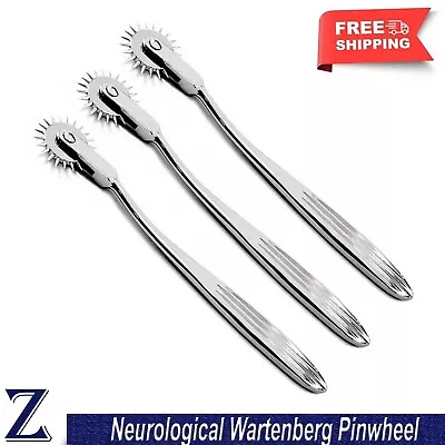 3PCS Set Neurological Wartenberg Pin Wheel Sensory Physio Diagnostic Instruments • £14.99