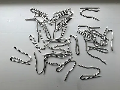 20 Pinch Pleat Metal Curtain Hooks. • £2.40