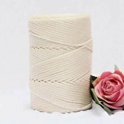 Nylon Cord 3mm 230g Braided String Rope Macrame Crochet YarnFree Post UK Seller  • £11.99