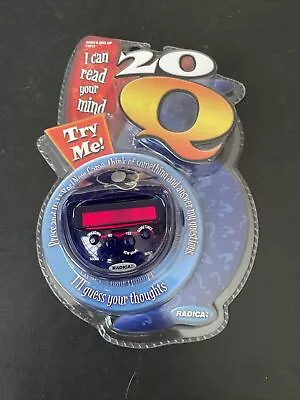 20Q - Blue 20 Questions Game By Radica - New In Original Packaging (2003) • £22.95