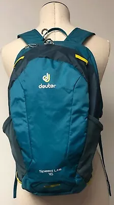 Deuter Hiking Alpine Speed Lite 16 Shades Of Teal Green Arctic Back Day Pack Sm • $54