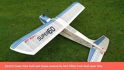 KK 'Super 60' - KK RC Model Aircraft By Ernie Webster ~ Laser-cut Balsa Rib Set • £48