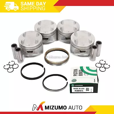 Pistons W/ Rings Fit 91-98 Mazda Protege Miata MX5 Ford Mercury 1.8L BP • $109.95