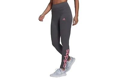 $55 • Buy Adidas Women's Linear Activewear Leggings Size XL Dark Grey Heather/Rose Tone