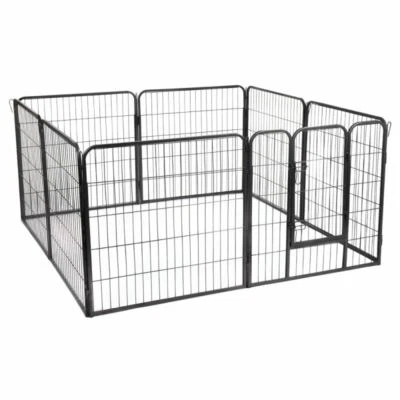 £122.99 • Buy Metal Run Small Pet Puppy Play Pen 8 Sided Easy Assemble Indoor Outdoor Use Best