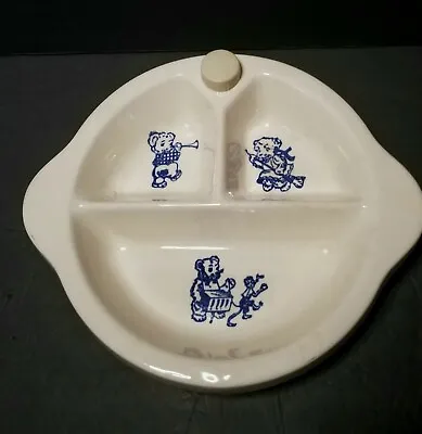 Excello Antique 1940's Baby Food Warmer Plate! Adorable!  • $23.20