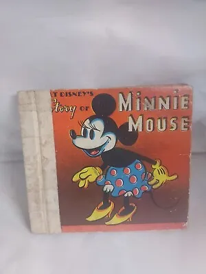 Vintage 1938 Disney Book Story Of Minnie Mouse • $14