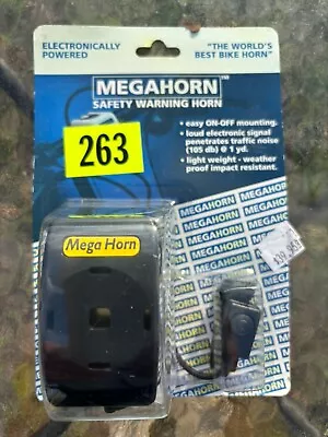 MEGAHORN MEGA HORN BIKE BICYCLE ELECTRICAL BATTERY OPERATED HORN LOUD 105db NEW • $14.95