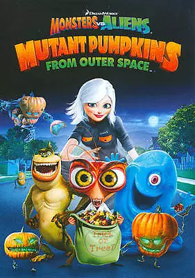 MONSTERS VS ALIENS Mutant Pumpkins From Outer Space Reese Witherspoon DVD Disc • $2.95