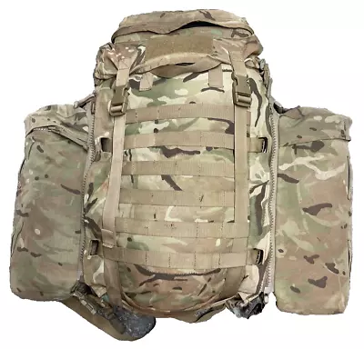 British Army Military MTP PRI 45L Infantry Daysack Bergen 45L & 20L Side Pouches • $118.23