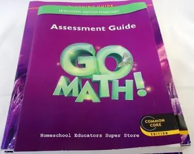 $19.99 • Buy Houghton Mifflin Harcourt Go Math!: Assessment Guide Grade 3