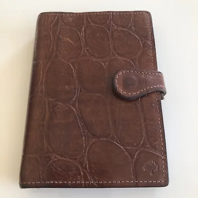 Mulberry Pocketbook Organiser Filofax In Brown Congo Leather Beautiful Condition • £127