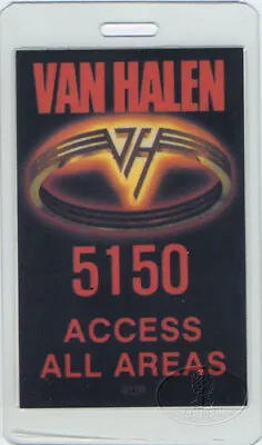 VAN HALEN 1986 5150 Laminated Backstage Pass • $24.99