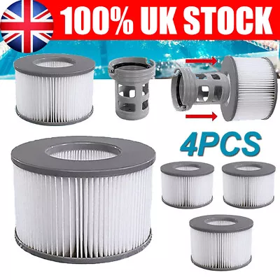 4Pcs MSpa Hot Tub Filter Cartridge Replacement Fits For Mspa Hot Tubs From 2020 • £13.89