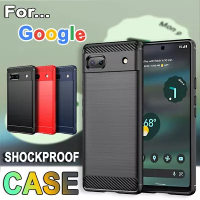 For Google Pixel 6A 6 Pro 5 5A 5G 4 XL 4A Heavy Duty Shockproof Back Case Cover • $10.95